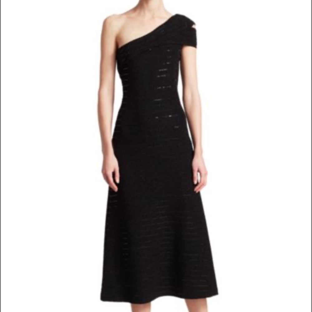 ST. JOHN
Adrianna Knit One Shoulder Dress